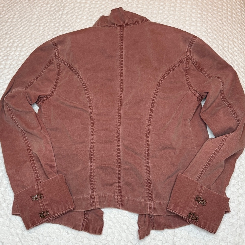 Free People Harley Military Jacket brick Size XS - Picture 5 of 7